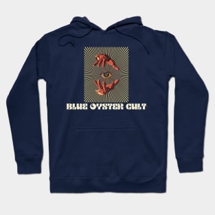 Hand Eyes Blue Oyster Cult Hoodie